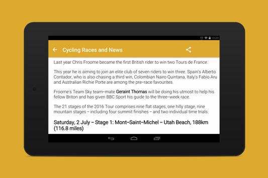 Cycling News screenshot 3