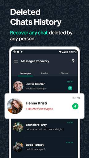 Recover Deleted Messages WAMR screenshot 3