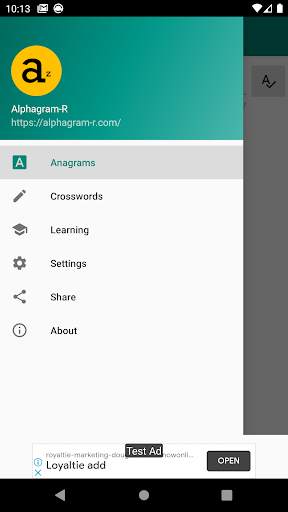 Alphagram-R : Anagrams Free screenshot 1