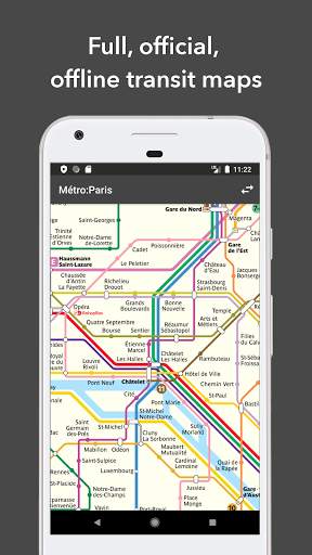 Metro Paris Map: Offline map o screenshot 1