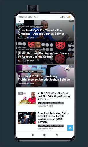 Apostle Joshua Selman Messages & Songs screenshot 3