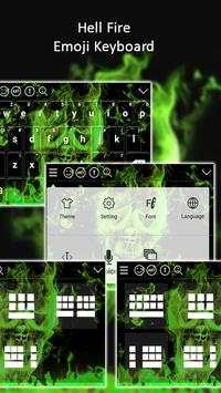 Hell Fire Emoji Keyboard screenshot 2