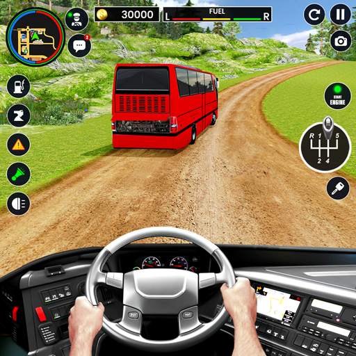 Mountain Road Bus Driving Game 2.30