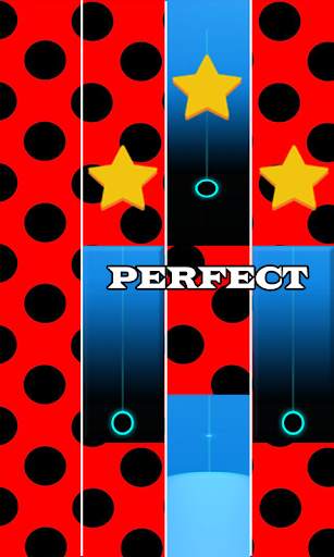 Piano Tiles Ladybug Noir 2 screenshot 3