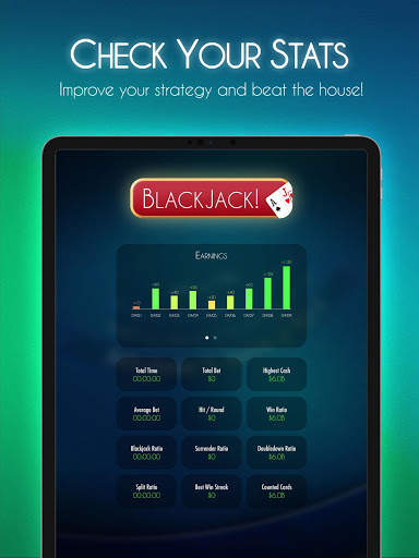 แบล็คแจ็ค! ♠️ แบล็คแจ็ค 21 ฟรี screenshot 9