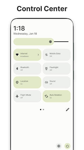 Controls Android 14 Style screenshot 1