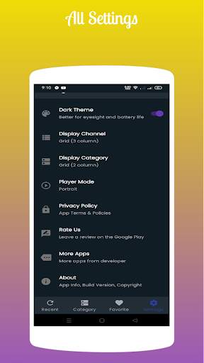 STV- All live TV channel App screenshot 1
