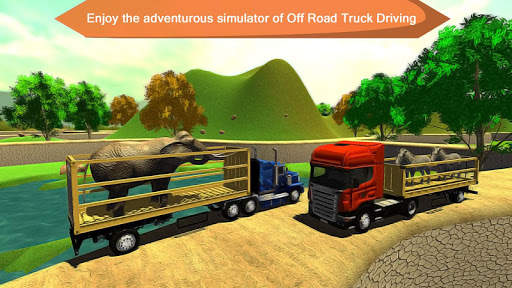 Offroad Animal Truck Transport Driving Simulator screenshot 2