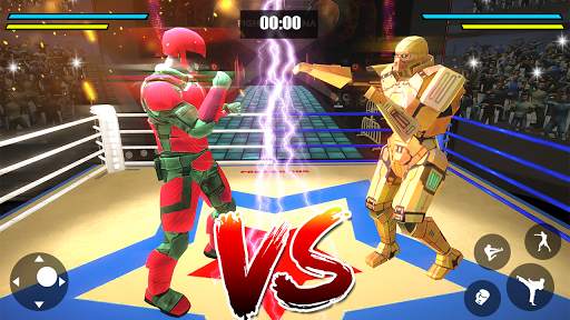 Real Robot Ring Fighting VS Wrestling Robot Game screenshot 1