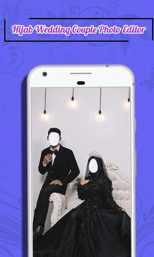 Hijab Wedding Couple Photo Editor screenshot 2