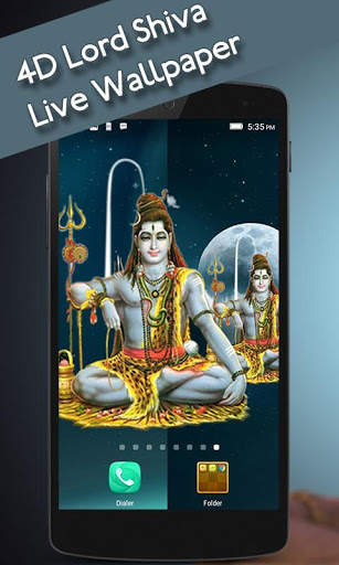4D Lord Shiva Live Wallpaper screenshot 2