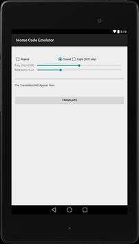Morse Code Text Sound & Light screenshot 6