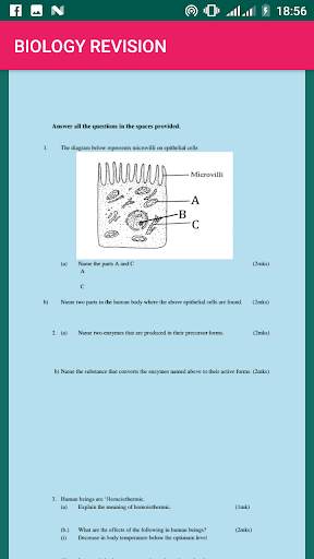 Biology Paper 1,Paper 2 ,Paper 3 Revision  answers screenshot 3
