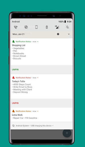 Notification Notes 5 تصوير الشاشة