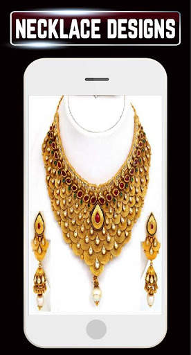 New Gold Necklace Designs Jewellery Gallery Ideas screenshot 4