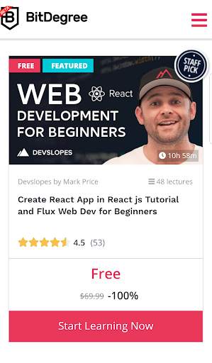 Free Online Courses | BitDegree 2 تصوير الشاشة