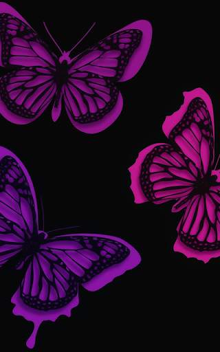 Pink Butterfly Live Wallapper screenshot 4