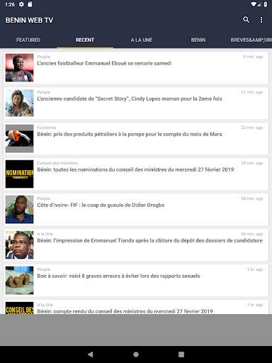 Benin Web TV screenshot 12