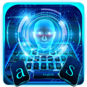 Tema della tastiera del volto umano icon