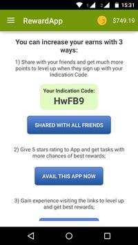 RewardApp - Earn money स्क्रीनशॉट 6