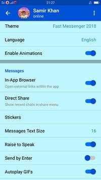 Fast Messenger 2018 screenshot 3