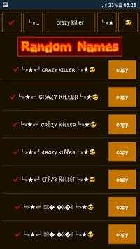 Name Creator For Free Fire screenshot 2