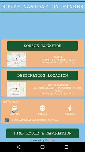 Driving Route GPS Navigation Finders screenshot 2