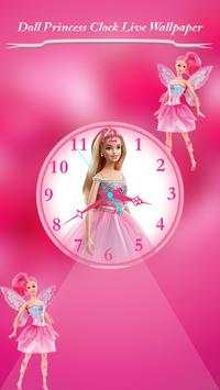 Doll Princess Clock Live Wallpaper screenshot 1