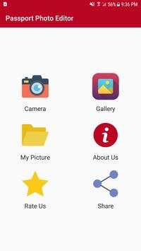 Passport Photo Size Editor App 2019 screenshot 1
