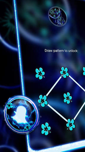 Dark Blue Fractal Launcher screenshot 4