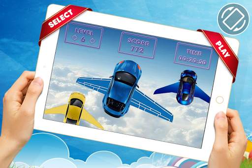Flying Car Racing Simulator 4 تصوير الشاشة