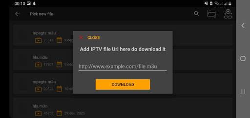 M3u Player 10 تصوير الشاشة