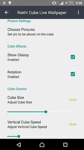 Rakhi Cube Live Wallpaper screenshot 5