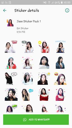 BLACKPINK WAStickerApps KPOP Idol for Whatsapp screenshot 5