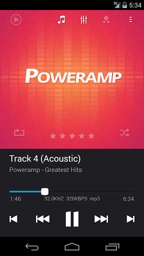 Skin for Poweramp Suru screenshot 7