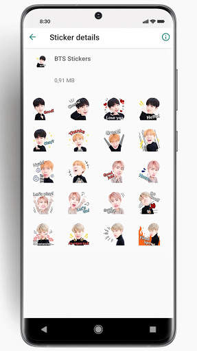 Cute Korean Idol BTS for WhatsApp screenshot 3