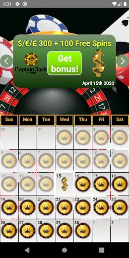 Gambling Calendar screenshot 1