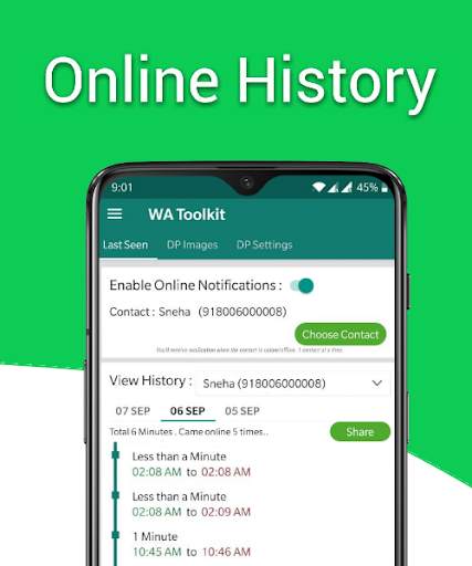 WA Toolkit - Online/Offline Notifications, DP Sync screenshot 2