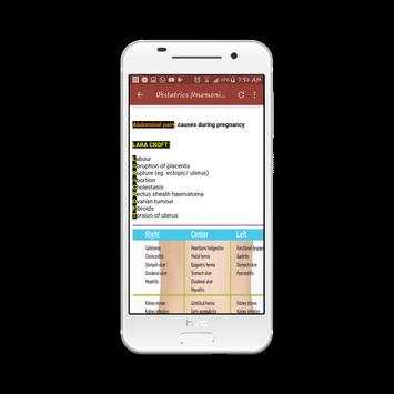 Obstetrics Mnemonics screenshot 5