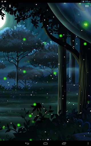 Fireflies Live Wallpaper screenshot 3