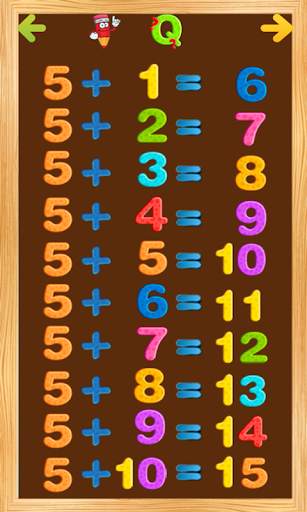 Addition Tables & Exercises скриншот 1