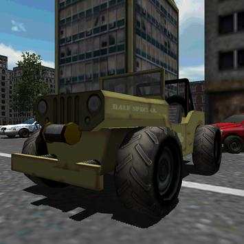 Military Jeep Driving In Snow screenshot 6
