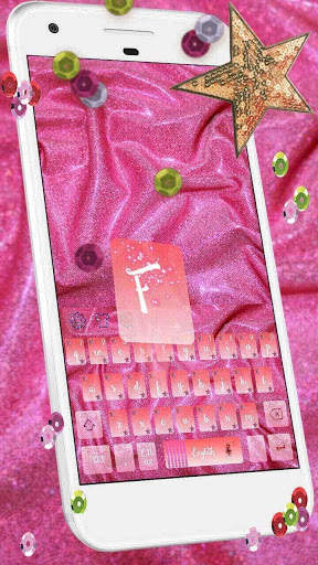 Glitter Heart Keyboard screenshot 2