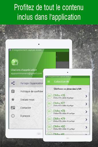 citations d'appréciation, citations et proverbes screenshot 9