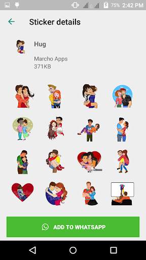 WAStickerApps-Love Stickers For Whatsapp screenshot 3