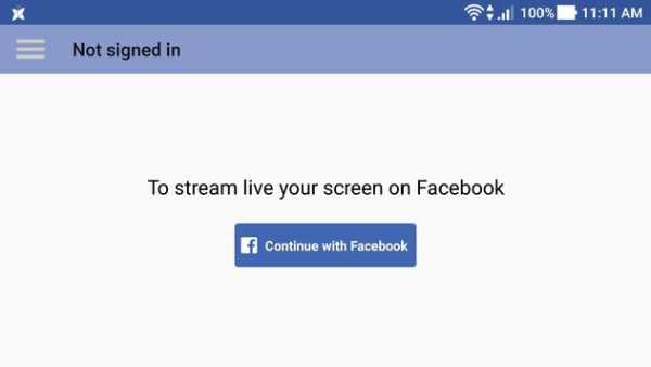Live Screen for Facebook screenshot 1