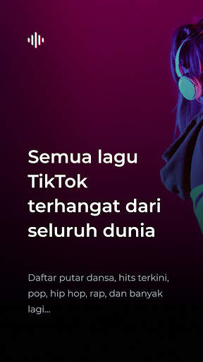 TikMusic - lagu populer & daftar putar tren 2021 screenshot 1
