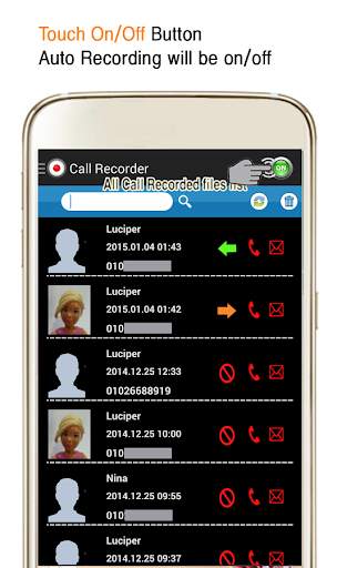 Auto Call Recorder -MP3 record screenshot 1