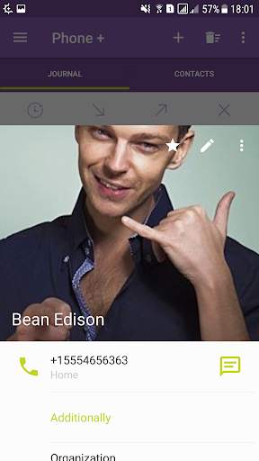 फ़ोन   संपर्क और कॉल स्क्रीनशॉट 4