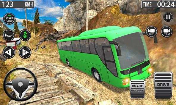 Uphill Climb Bus Driving Simulator - Bus Sim 3D screenshot 1